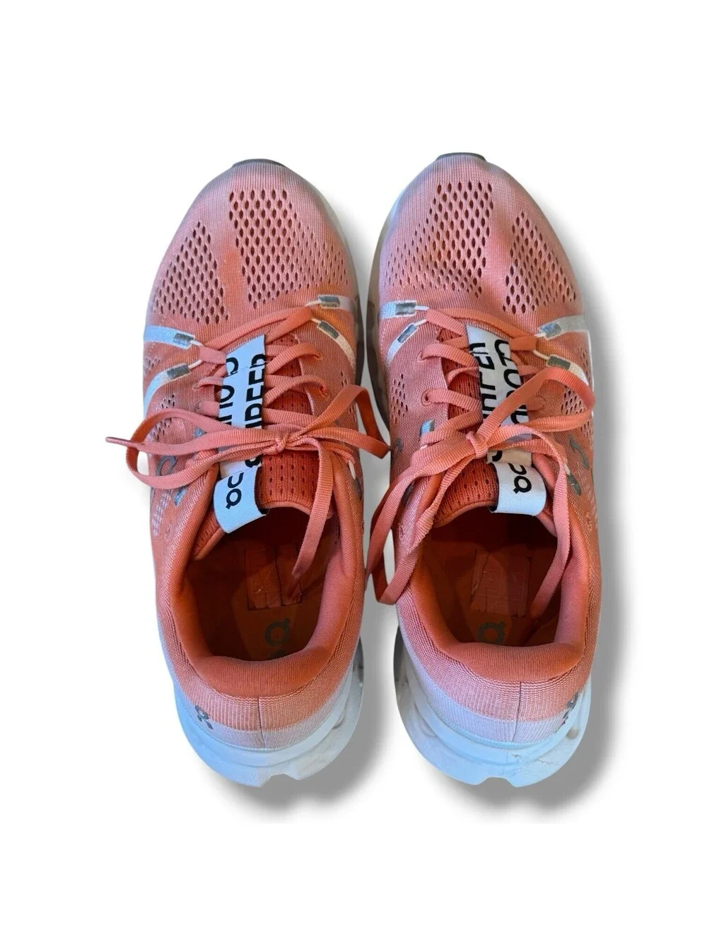 On Cloudsurfer Flame Orange White Athletic Running Shoes Sneakers Men’s Size 10